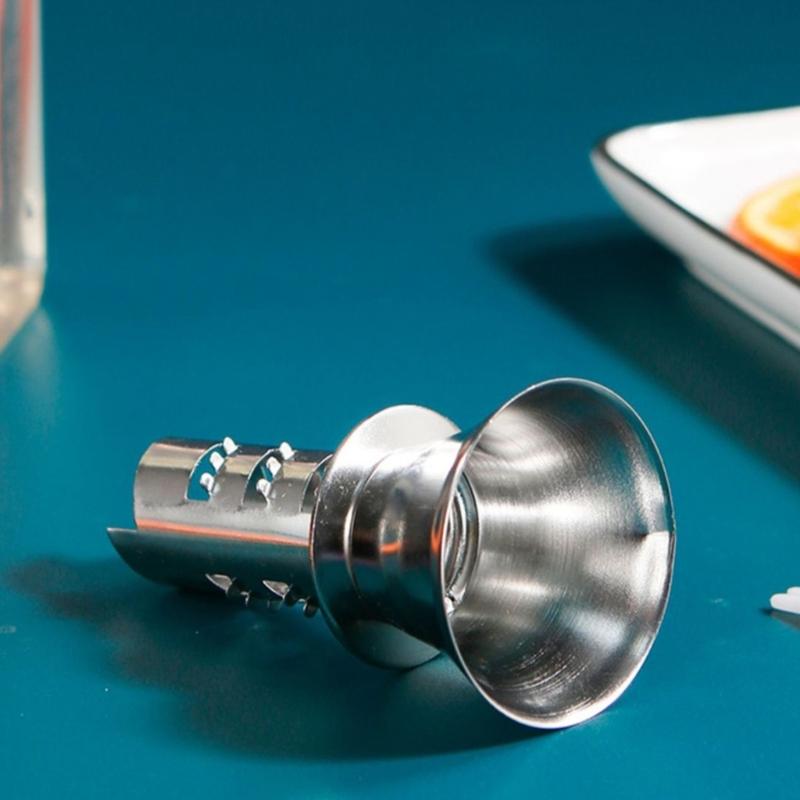 Steel Handheld Lemon Squeezer Manual Rotating Hand Press Juicer Tool Corrosions Resistant Kitchen Gadget Easy to Clean