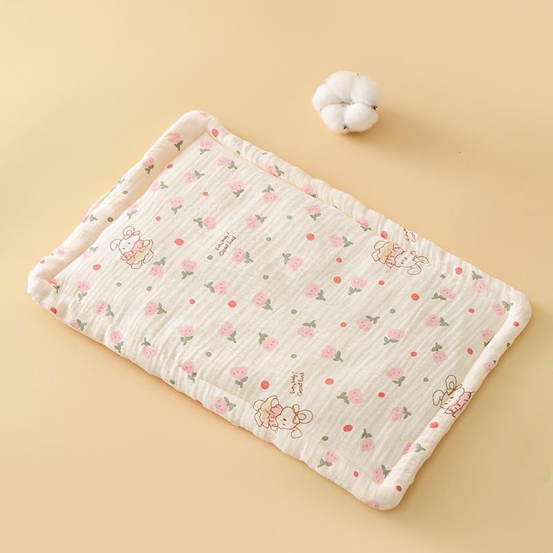 0-12Month Newborn Baby Pillow Cotton Napping  Absorption Breathable Soft Universal Pillow Bedding Babies Accessories