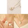 Vintage Geometric Copper Necklace With Locking Clasp For Womens Fashion Jewelry