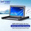 Maituo Weiju 16-Port HDMI KVM Switch with 15.6-inch Integrated Monitor