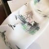 Magnetic Buckle Pearl Magnetic Clasp Scarf Thin Women's Shirt Necklace Elegant Silk Scarf  Women