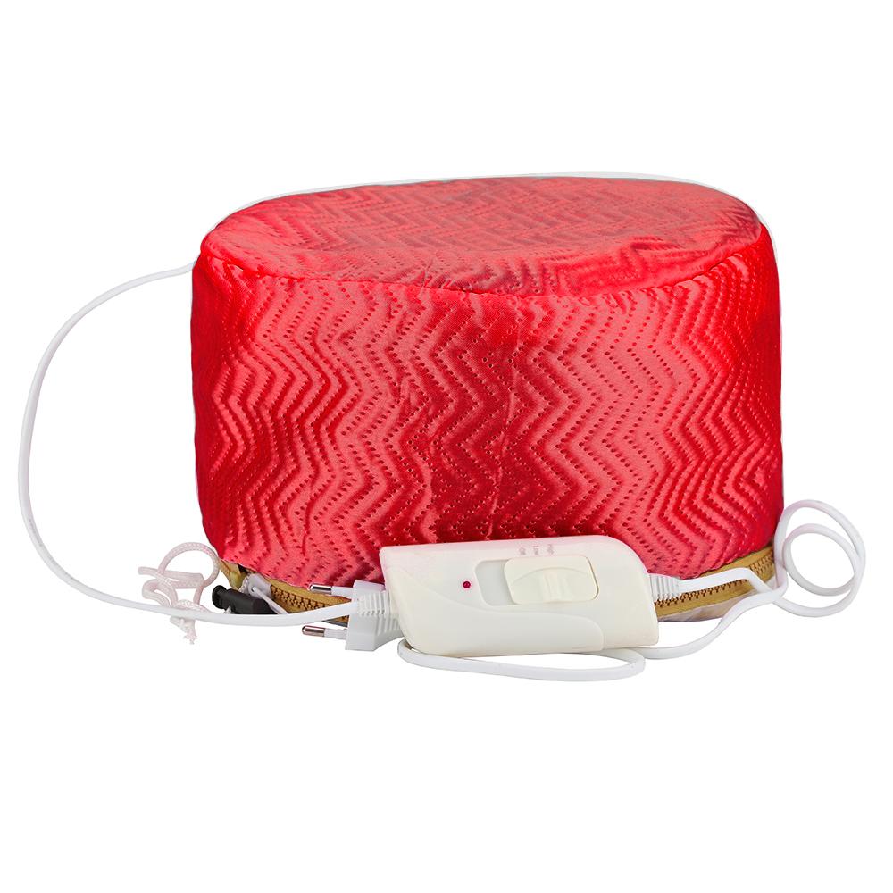 

Thermal Treatment Hair Cap Heating Electric Hair Cap Nourishing Hair Mask Baking Oil Cap Hair Dryer Heat Hat Hair Care SPA Hair EU червоний