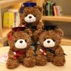 Graduation Bear Plush Doll with Doctoral Hat – Commemorative Bachelor Gift