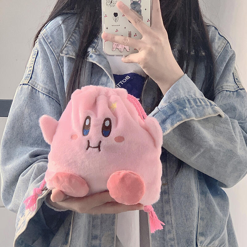 

Cute Kirby Pouch Travel Portable Multipurpose Poggle Mi
