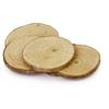 Round Wood Slices Natural Pinewood Log Discs Polished Both Sides Approx 7-9Cm Diameter 0.5-1Cm Thickness DIY Wedding