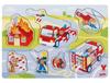 Puzzle Puzzle Insert En Bois Pompiers En Action
