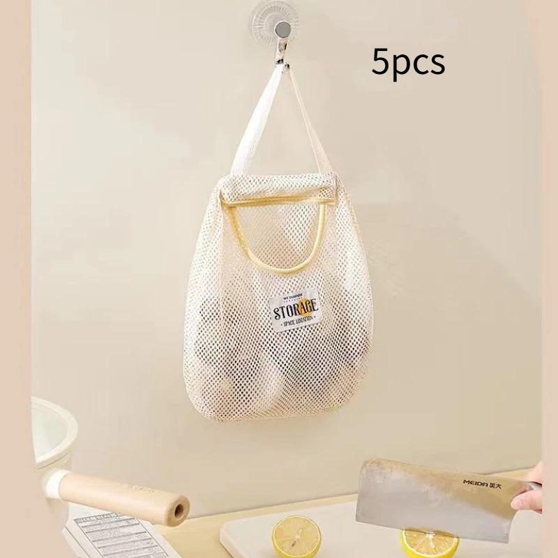 

5pcs/10pcs Storage Hanging Bag for Socks Underwear Wardrobe Hanging Storage Bag Wall Hanging Dormitory Free Punching Bag