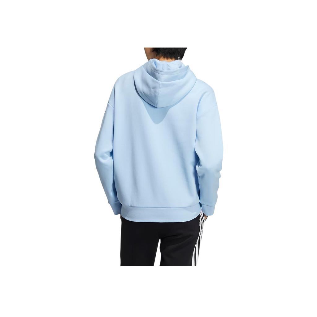 Adidas Neo Thickened Sports Hoodie Women Tops Blue HE4492