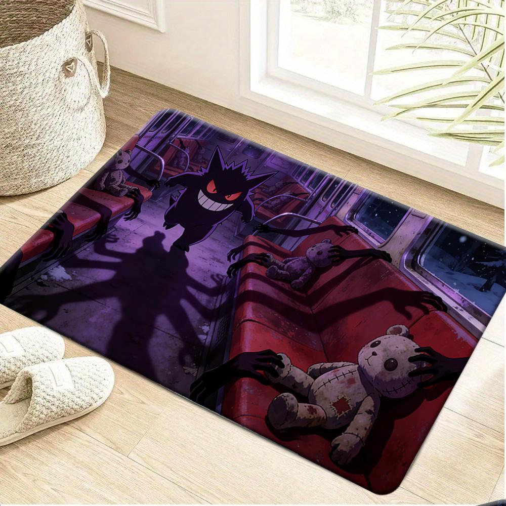 Pokemon Lucario Aura Sphere Print Non-Slip Floor Mat Doormat 40x60cm(15x23 in)