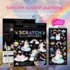 Kit de Tarjetas de Papel para Pintar Scratch Art de Color Arcoíris Mágico de 9 Piezas/set Tablero de Dibujo de Animales de Dibujos Animados Juguetes de Dibujo Juguete Educativo DIY