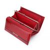 Women's Genuine Lacquered Leather Crocodile Pattern Clutch Wallet - High-End, Shiny, Large Capacity