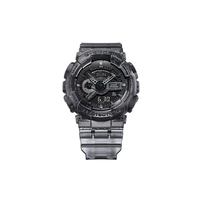 

Casio LCD/Pointer Dual Display Series G-SHOCK Ice Tough 2.0 Series Fashionable Street Cool Shockproof and Waterproof Quartz Movement GA-110SKE-8ADR чёрный