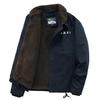 Giacca in Cotone Ispessito con Pile da Uomo Invernale Tuta da Volo Militare Tooling Agnello Pile Revers