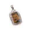 Natural Pietersite Gemstone 925 Solid Sterling Silver Jewelry Pendant 1.50" s3M42