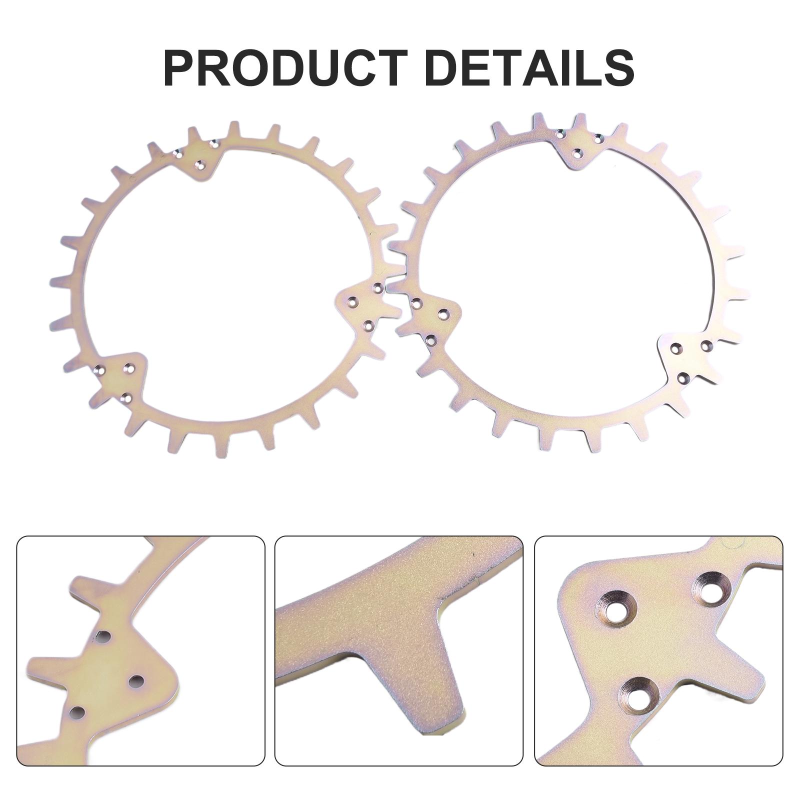 

Robot Mower Stainless Steel Pulley Spikes for 420320430X435X440450X Excellent Traction and Lawn Protection 2 Spikes and Screws CHINA