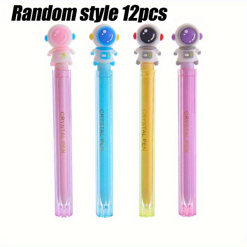 

48Pcs 0.5mm Astronaut Neutral Pen Creative Double Pen Design High-value Office Signature Pen Holiday Gift Novelty Stationery Teacher Party Favors Bac Random style