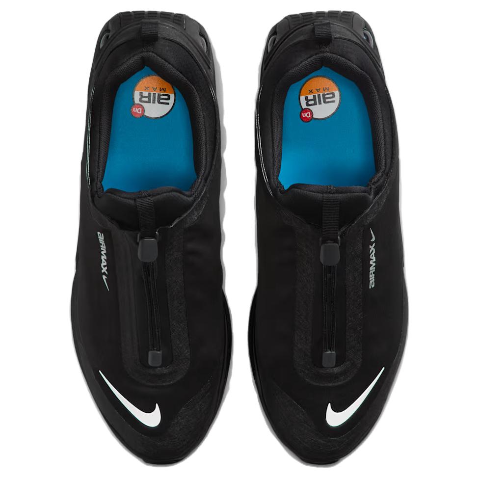 Nike Air Max Dn Textile, Synthetic Leather Casual Running Shoes Unisex Black HQ8605-001