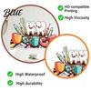 Versatile Adhesive Wall Decals Cartoon Smiling Teeth Decals Dental Tools Self-Adhesive Stickers Funny Stickers for Bathroom Art Kids Bedroom Clinic