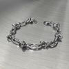 Thorn Titanium Steel Bracelet Men and Women Ins Trendy European Hip Hop Niche Style Fancy Non-Fading Bracelet Men Bracelet
