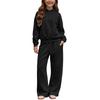 Youth Hoodie and Sweatpants Set for Boys Girls - Cozy Two-Piece Track Suit for Casual Wear