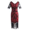 Boutique Explosive Vintage Tassel Evening Dress Sequins Handmade Beaded Party Banquet Dress
