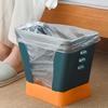 2-5PCS Expandable Trash Can Large Capacity Garbage Bag Holder Household Trash Bucket Portable Waste Bin for Bathroom Bedroom