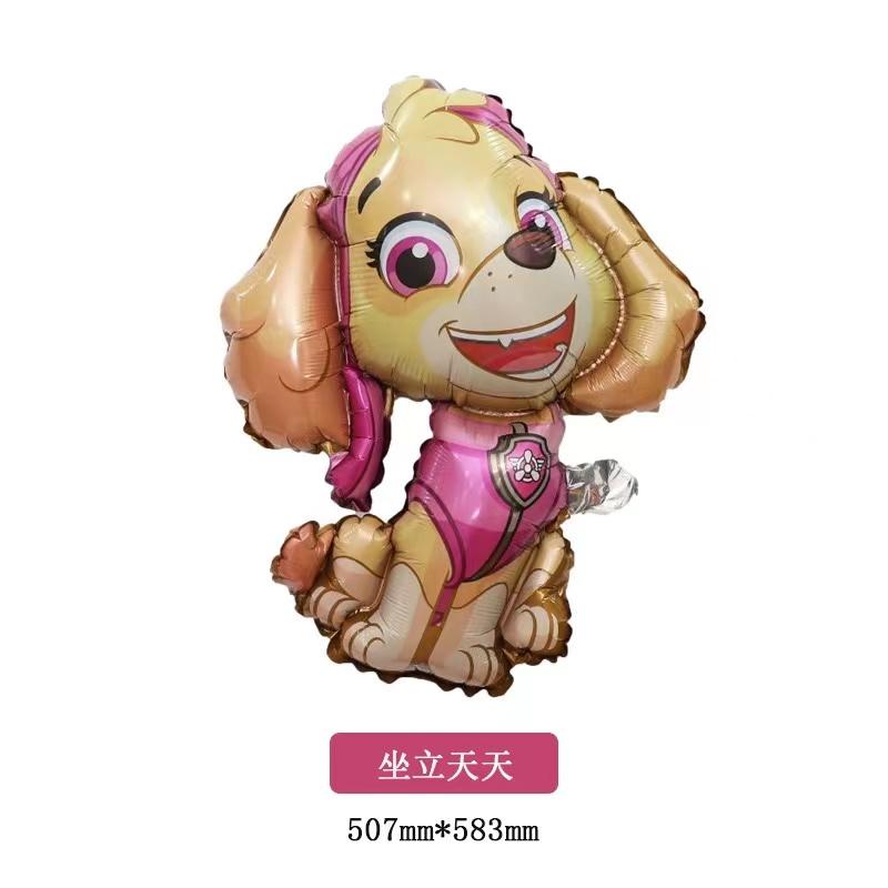 Paw Patrol Dog Paw Cute Cartoon Aluminum Foil Latex Balloons Party Decor Kids Classic Toys Helium Air Inflatable Balls Supplies