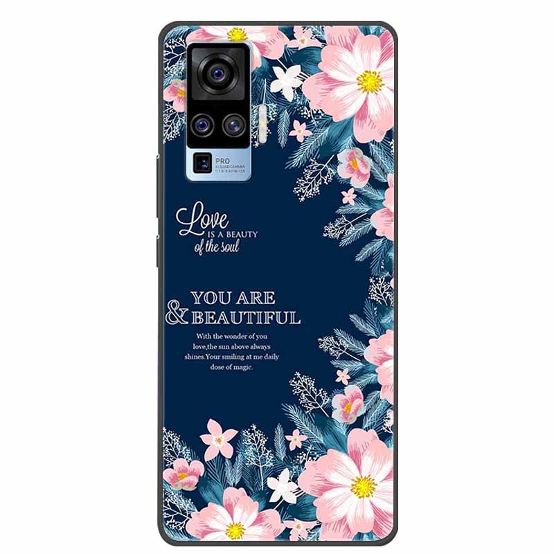 Für Vivo X50 Pro Hülle Cartoon TPU Weiches Silikon Handyhüllen für Vivo X50 Pro Plus Pro+ Abdeckung für Vivo X50 5G V2001A Süße Coque