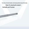 Extra Long High-Speed Steel Taper Shank Machine Reamer for Deep Holes, Sizes 16, 18, 20, 22, 24, 25, 30, 40