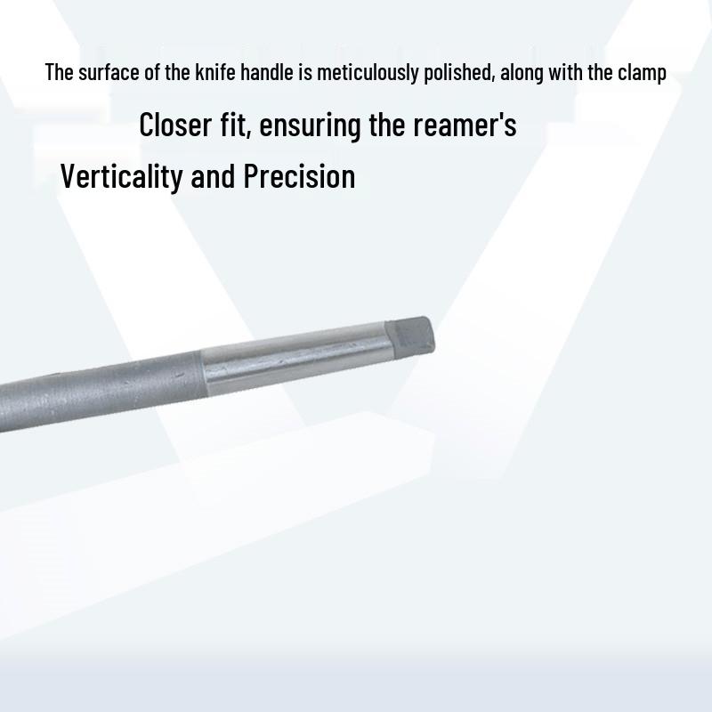 Extra Long High-Speed Steel Taper Shank Machine Reamer for Deep Holes, Sizes 16, 18, 20, 22, 24, 25, 30, 40
