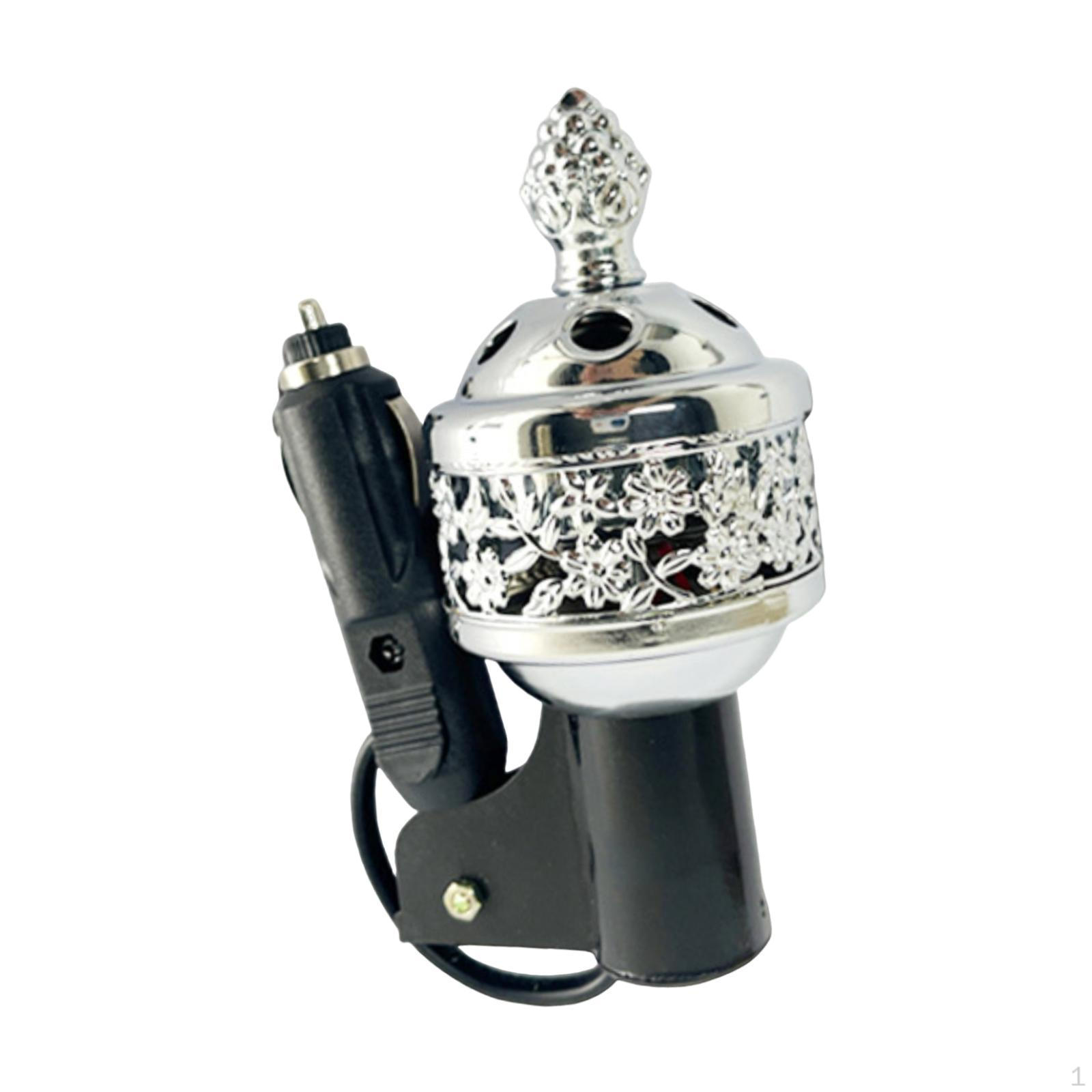

Car Metal Aroma Creative Automotive Decorative Electric Censer Vehicle Incense Holder