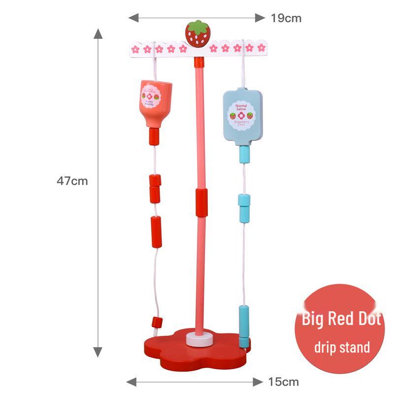 Kids' Wooden Doctor & Nurse Role Play Toy Set with Stethoscope