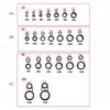Fishing Rod Guides Set Tip Repair Set Rod Repair Set Fishing Accessories Fishing Rod Guide Rings Fishing Rod Guides Tip