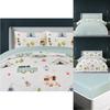 Reversible Camping Bedding Set With Digital Print For Home Sleep Comfort