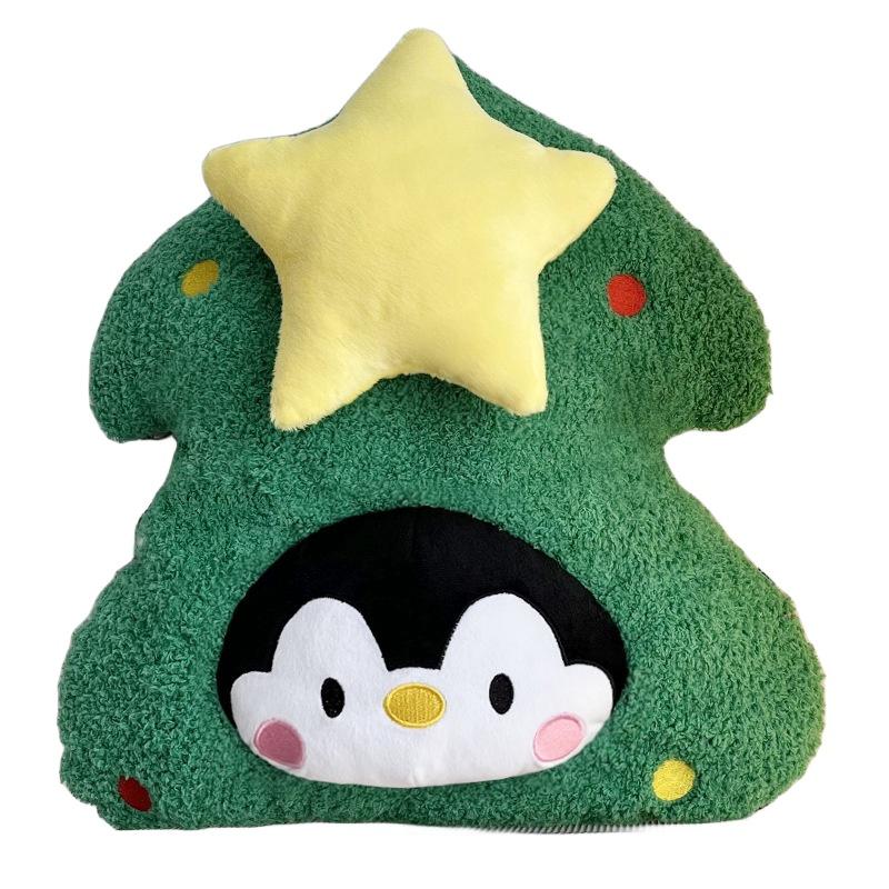 Verwandelbares Weihnachtsbaum-Wurfkissen Plüschtier Geschenk für Mädchen 45cm Höhe