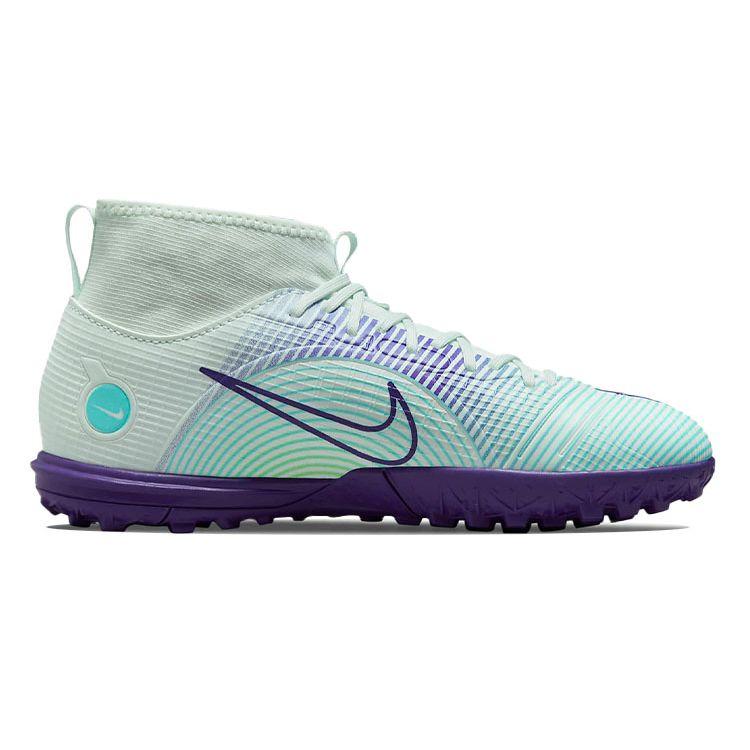 Nike Mercurial Superfly 8 Academy TF GS Dream Speed - Barely Green Electro Purple Kids Sneakers Aurora-Green Volt DN3776-375