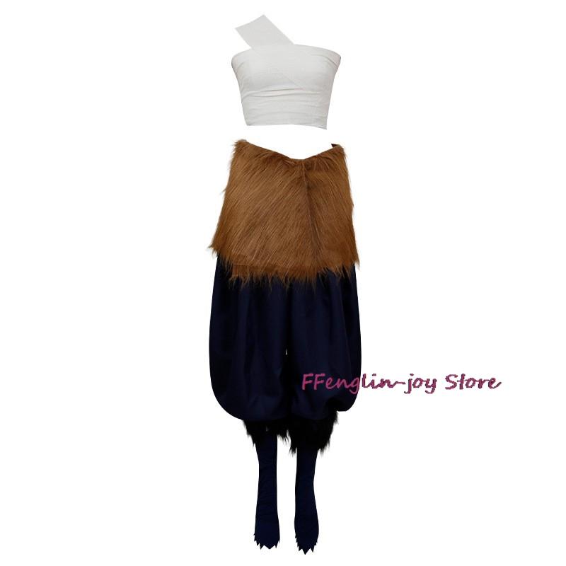 Anime Hashibira Inosuke Cosplay Kostüm Inosuke Uniform Perücke Schweinemaske Halloween Outfit Für Frauen Sexuelle Konversion Dienerinnen