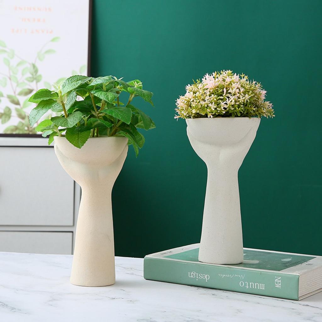 Ceramic Vase Nordic Home Decor Minimalist Flower Vase for Living Room Tabletop Creative Dried Flower Arrangement