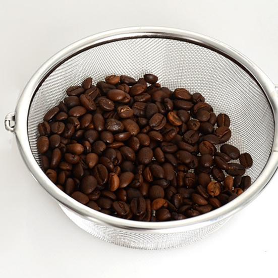 Coffee Bean Roaster Heating Evenly High Temperature Resistance Reusable Wear-resistant Smooth Surface Coffee Bean Bakeware for Home