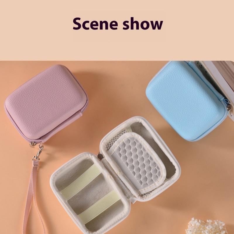 Waterproof EVA Hard Case For Cameras Headphones Charger Shockproof Travel Storage Organizers Bag With Inner Pockets