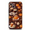 Phone Case Cover for iPhone 17 16 15 14 13 12 Pro Max 11 Pro Max 17AIR Plus Shockproof Soft TPU Bag Pumpkin Autumn Leaves Coffee