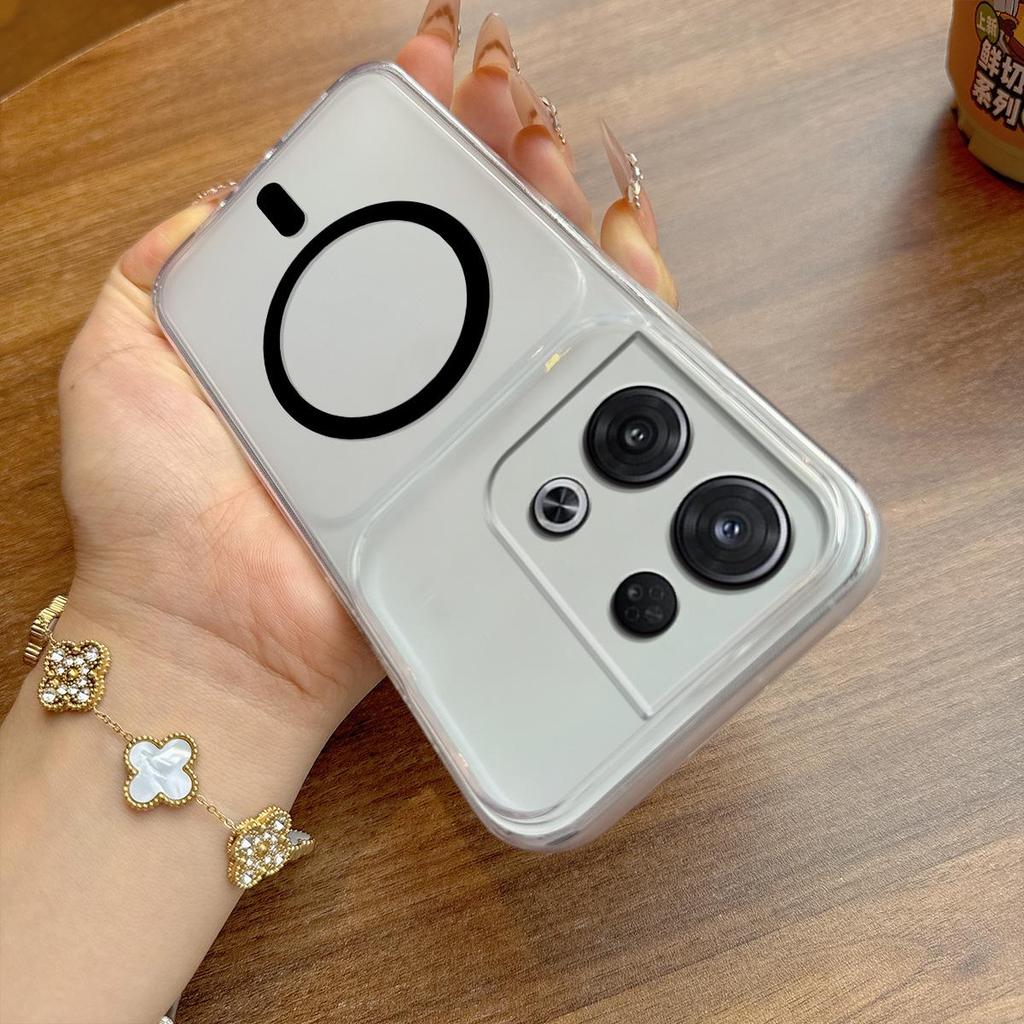 Case for OPPO Reno8 Pro 5G,Reno8 5G Anti-Fingerprint Matte Cover Big Camera Window Clear Edge Casing