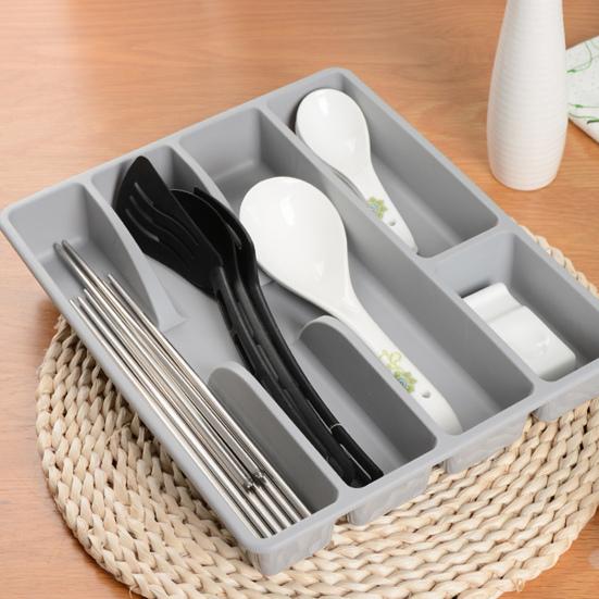 Multi-Compartment Cutlery Drawer Organizer