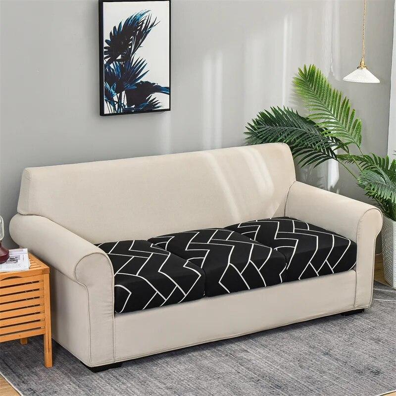 1 Stück Stretch Couchkissenbezüge Sofasitzkissenbezüge Rutschfester Möbelschutz Ersatz für Einzelkissen