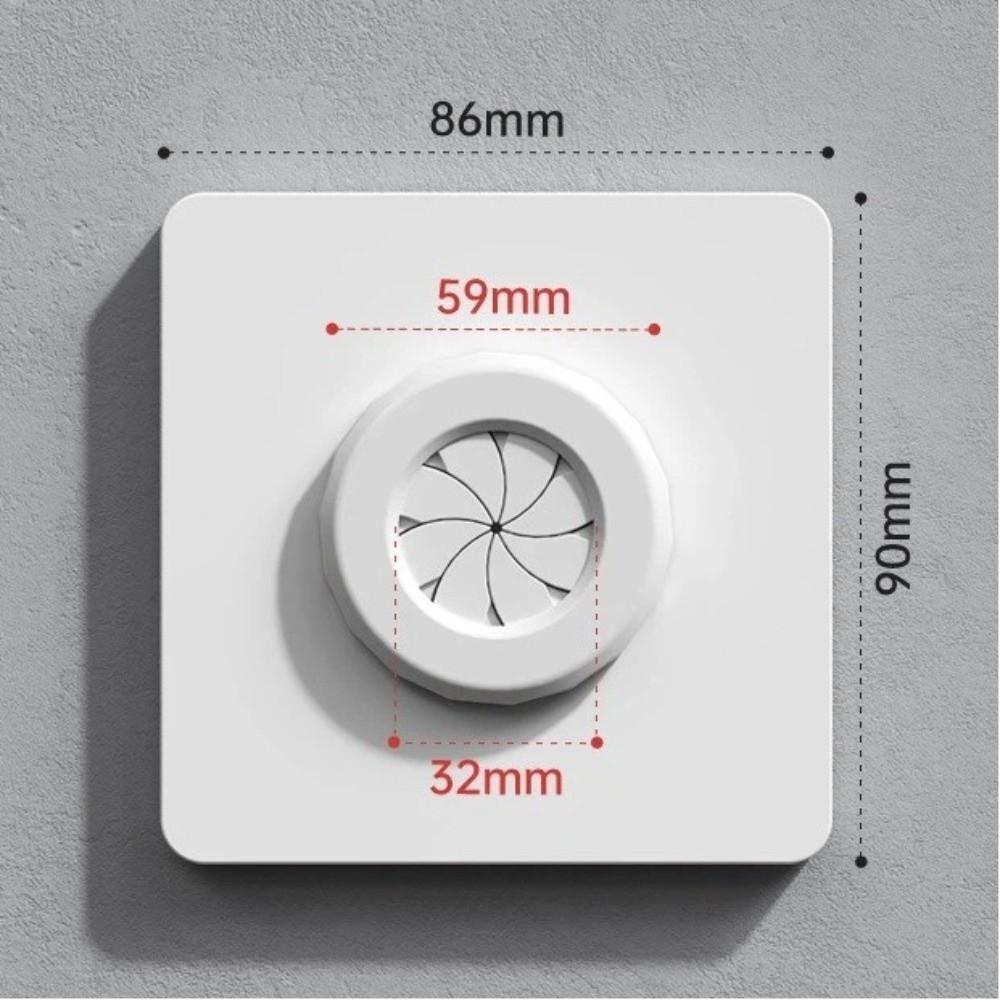 Decorative Type 86 Cable Outlet Panel Cover With Outlet Hole Rotating Opening Switch Decorative Cover Wall Blank Panel Home