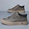 Mode Modetrend Herren Sneaker Lässig Leder Herrenschuhe Leichtgewicht Skateboard Schuhe Schnürschuhe Walking Flats Herren Vulkanisierte Schuhe