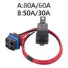 High Power 5 Pin Relay Socket Harness Kit Waterproof for Automotive Marine Car Fan Truck Boat 12V 80A 60A