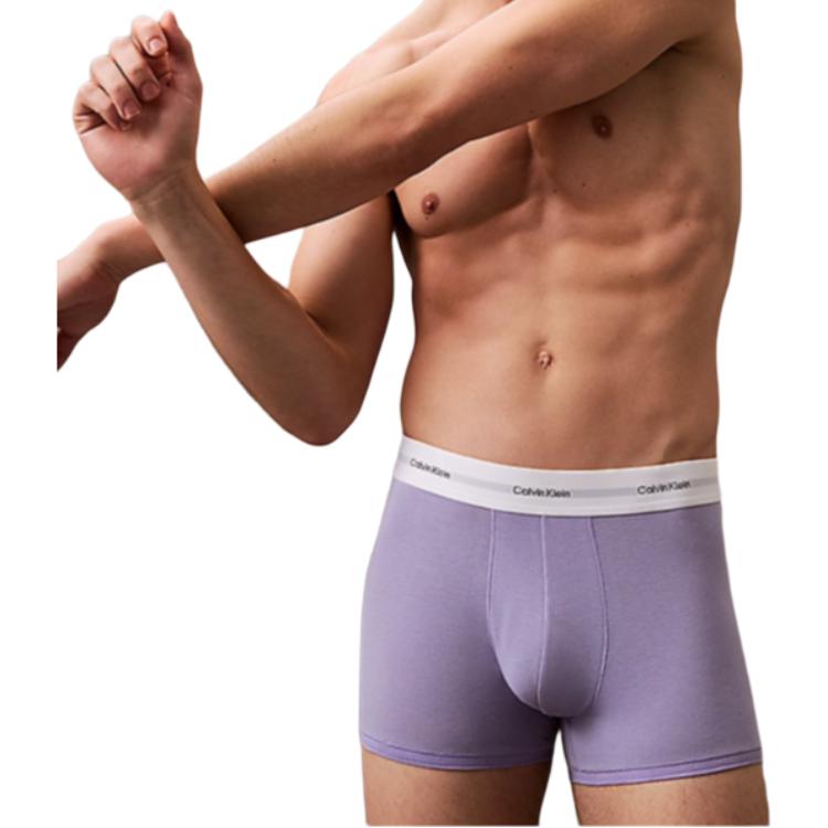 Calvin Klein Soft Comfortable Breathable Letter Mid-Rise Boxer Briefs Men underwear LV00NB4263-VW6