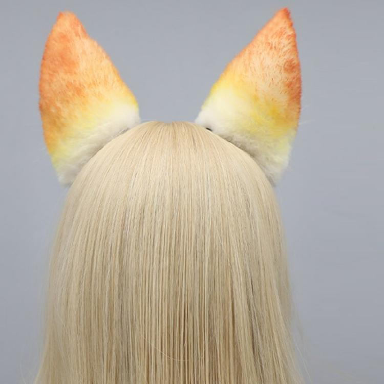 Cute Foxes Ear Headbands Plush Hairband Music Festivals Carnivals Party Hairband
