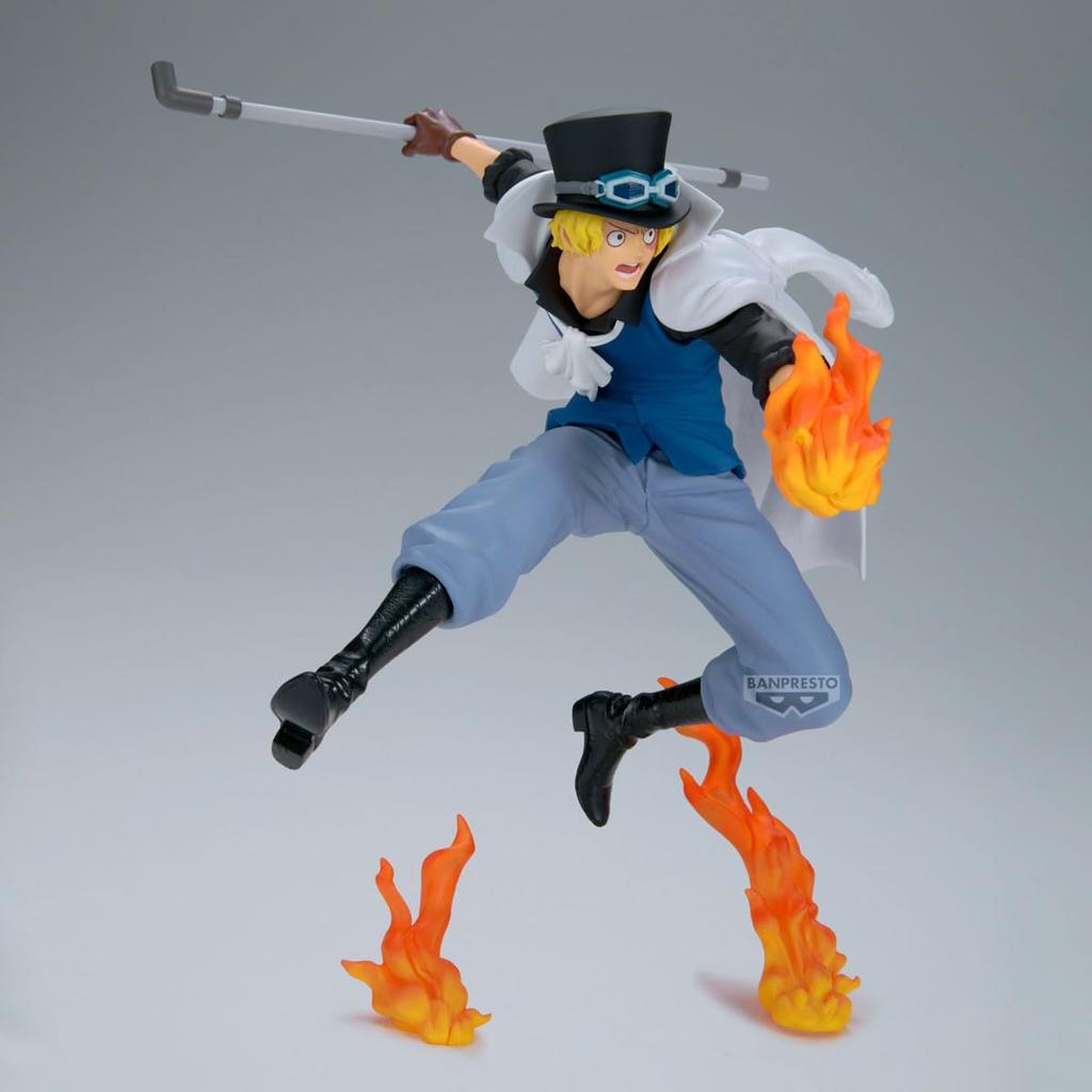 Banpresto Sabo One Piece Action Figure BATTLE RECORD COLLECTION SABO 12cm BP29651P Multicolor Collectible Figure Perfect for Anime Fans
